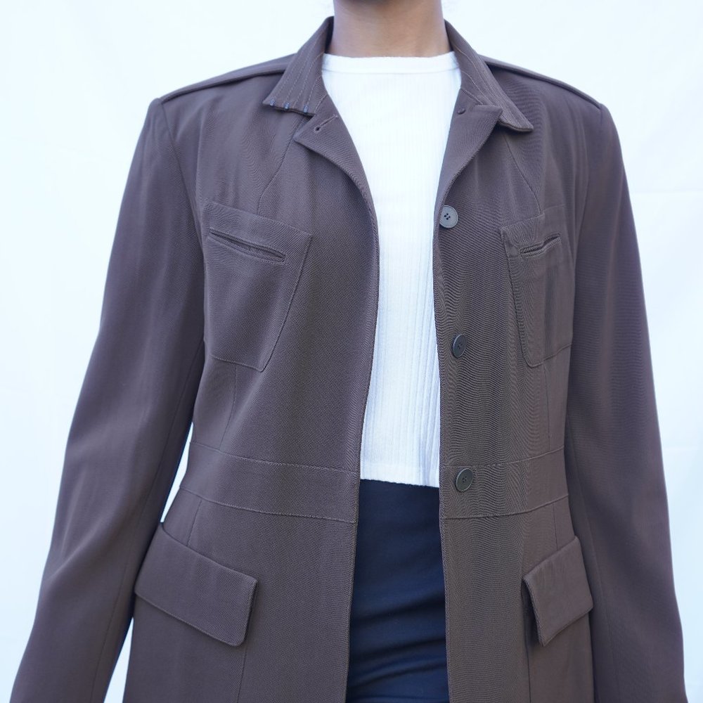 Brown Donna Karan Suit Jacket